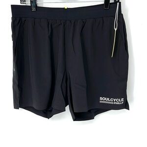 Yellow by soul cycle NWT men’s 5” speed shorts large